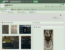 Tablet Screenshot of justin-k-s-1.deviantart.com