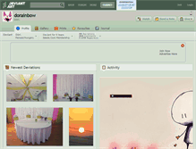 Tablet Screenshot of dorainbow.deviantart.com
