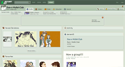 Desktop Screenshot of duo-x-wufei-club.deviantart.com