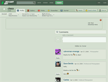 Tablet Screenshot of cioco.deviantart.com