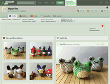 Tablet Screenshot of moonyen.deviantart.com