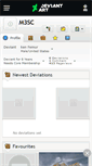Mobile Screenshot of m3sc.deviantart.com