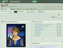 Tablet Screenshot of camir.deviantart.com