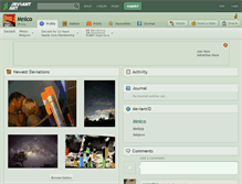 Tablet Screenshot of mnico.deviantart.com