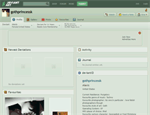 Tablet Screenshot of gothprincessk.deviantart.com