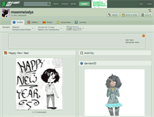 Tablet Screenshot of moonmelodys.deviantart.com