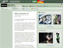 Tablet Screenshot of hiei-fans.deviantart.com