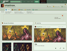 Tablet Screenshot of eetupellonpaa.deviantart.com