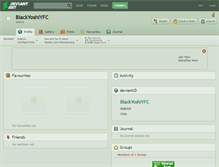Tablet Screenshot of blackyoshiyfc.deviantart.com
