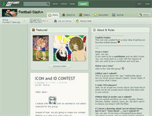 Tablet Screenshot of football-slash.deviantart.com