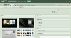 Desktop Screenshot of light-rift.deviantart.com