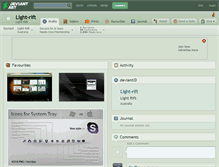 Tablet Screenshot of light-rift.deviantart.com