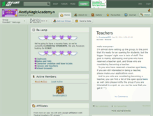 Tablet Screenshot of mostlymagicacademy.deviantart.com