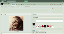Desktop Screenshot of insanewarlock.deviantart.com