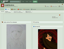 Tablet Screenshot of codahfan4eva.deviantart.com