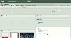 Desktop Screenshot of makelight.deviantart.com