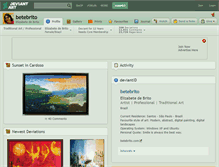 Tablet Screenshot of betebrito.deviantart.com