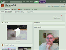 Tablet Screenshot of mikehungerford.deviantart.com