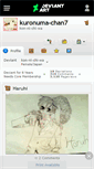 Mobile Screenshot of kuronuma-chan7.deviantart.com