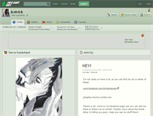 Tablet Screenshot of k-m-t-k.deviantart.com