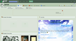 Desktop Screenshot of cabriola.deviantart.com