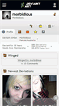 Mobile Screenshot of morbidious.deviantart.com