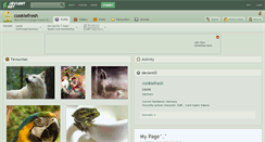 Desktop Screenshot of cookiefresh.deviantart.com