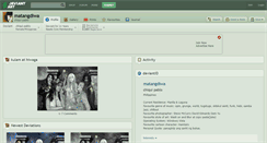 Desktop Screenshot of matangdiwa.deviantart.com