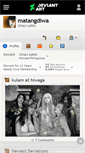 Mobile Screenshot of matangdiwa.deviantart.com
