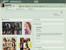 Tablet Screenshot of katoholic.deviantart.com
