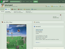 Tablet Screenshot of daisymypull.deviantart.com