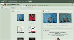 Desktop Screenshot of lady-gaga-fan-club.deviantart.com