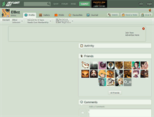 Tablet Screenshot of eiboz.deviantart.com