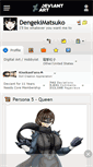 Mobile Screenshot of dengekimatsuko.deviantart.com