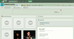 Desktop Screenshot of metatetron-photos.deviantart.com