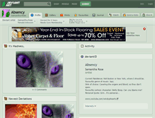 Tablet Screenshot of absency.deviantart.com
