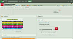 Desktop Screenshot of commissionsclosed.deviantart.com
