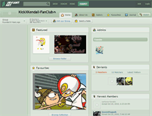 Tablet Screenshot of kickxkendall-fanclub.deviantart.com