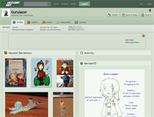 Tablet Screenshot of gurulazer.deviantart.com