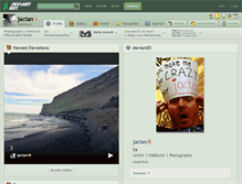 Tablet Screenshot of jactan.deviantart.com