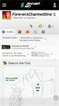 Mobile Screenshot of foreveracharmedone.deviantart.com