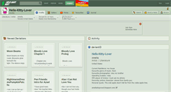 Desktop Screenshot of hello-kitty-lover.deviantart.com