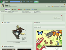 Tablet Screenshot of nana-s.deviantart.com