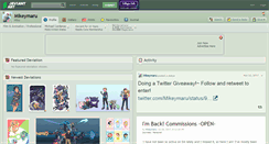 Desktop Screenshot of mikeymaru.deviantart.com