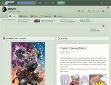 Tablet Screenshot of denart.deviantart.com