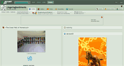 Desktop Screenshot of lingeringsentiments.deviantart.com