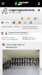 Mobile Screenshot of lingeringsentiments.deviantart.com