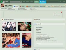 Tablet Screenshot of ana-x-boo.deviantart.com