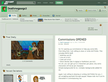 Tablet Screenshot of deathmegasega3.deviantart.com