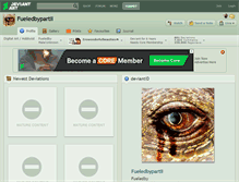 Tablet Screenshot of fueledbypartii.deviantart.com
